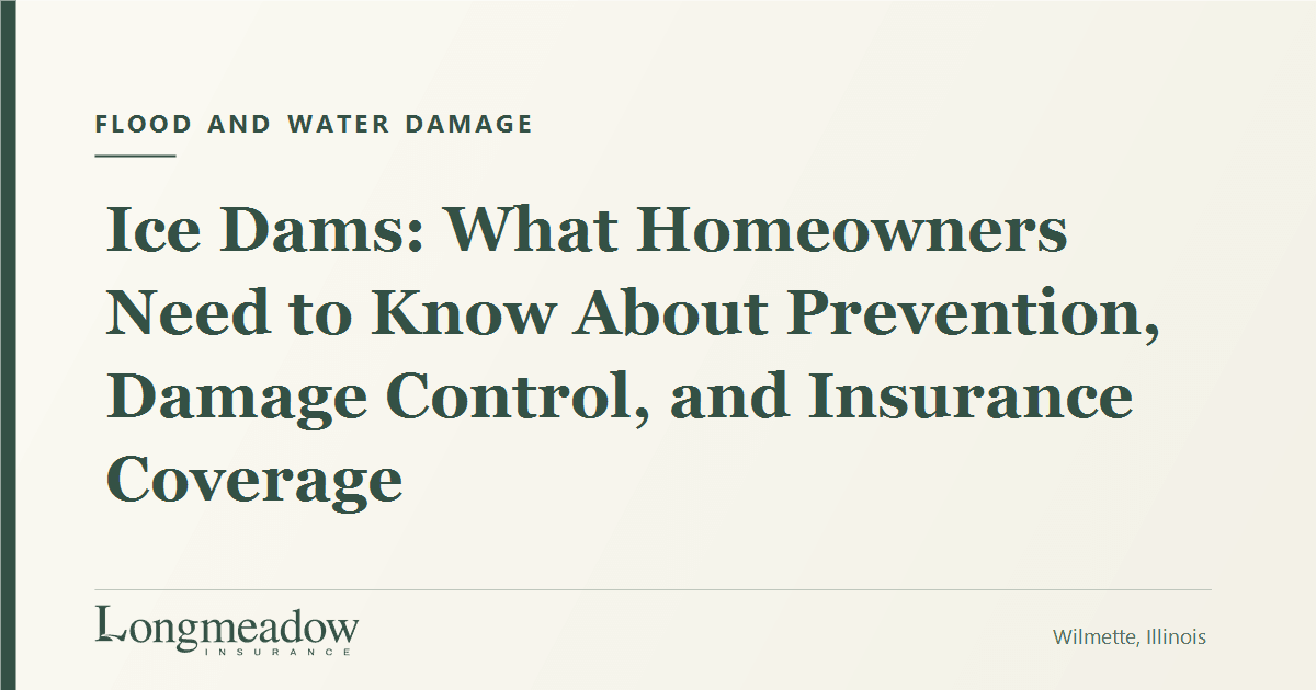 Ice Dams: What Homeowners Need to Know About Prevention, Damage Control, and Insurance Coverage | Longmeadow Insurance
